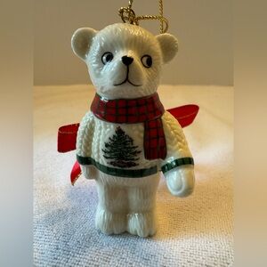 Spode Handcrafted Ceramic Bear Ornament